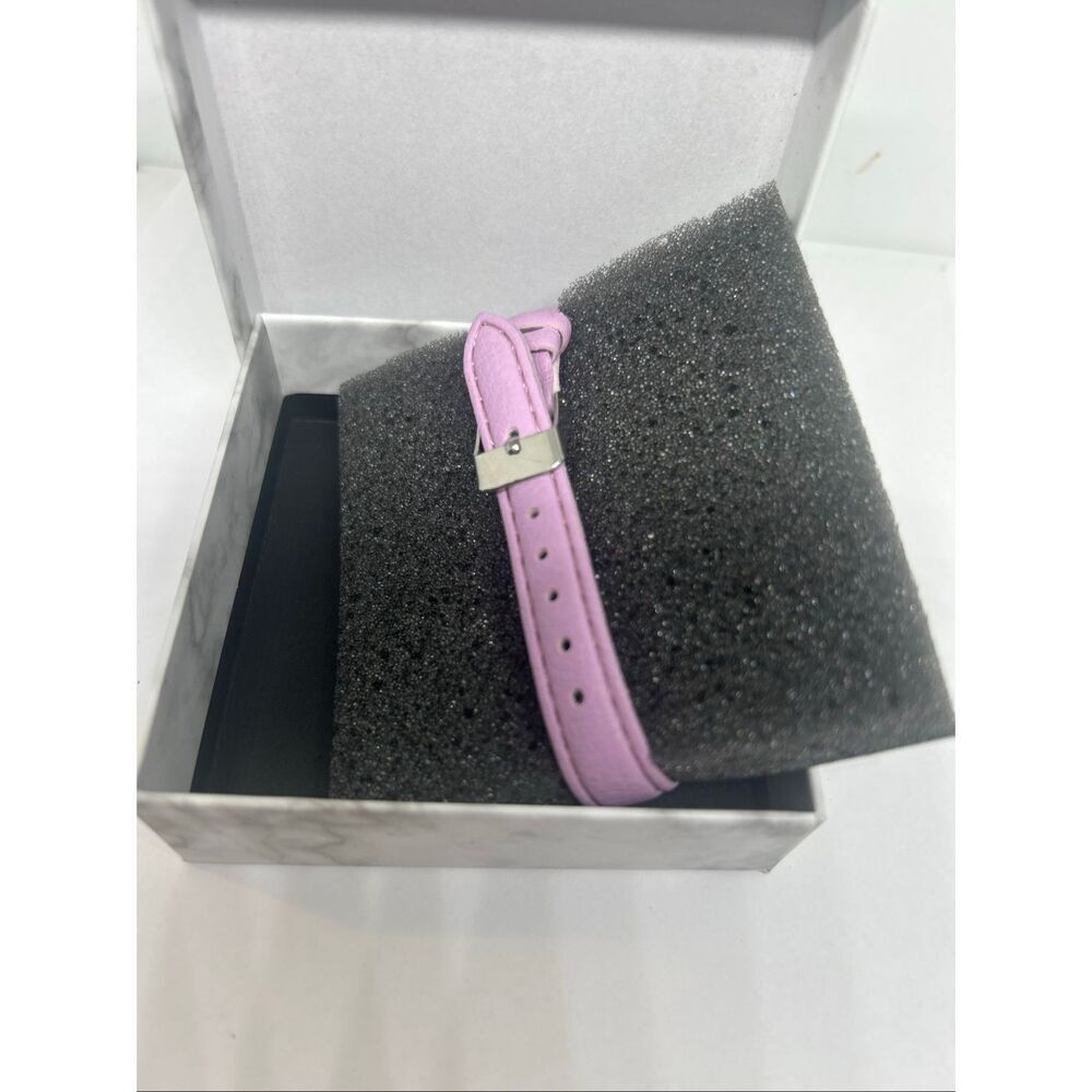 Kuromi Pink Watch Rose Gold Tone Crystal Bezel w/ Box NEW - Picture 2 of 3